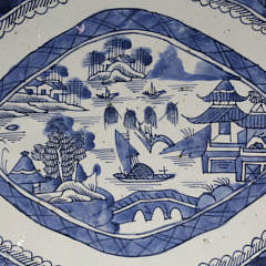 Canton Curry Bowl, circa 1840