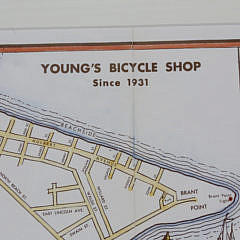 Vintage Young’s Bicycle Map