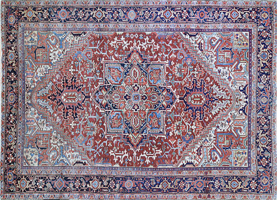 98-4700 Persian Heriz Wool Carpet A 001