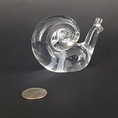 592-1865 Steuben Snail Figurine A