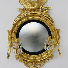 97-4208 American Gilt Convex Mirror A_MG_9952