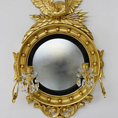 97-4208 American Gilt Convex Mirror A_MG_9952