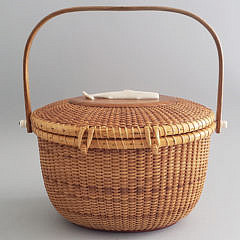 Bill and Judy Sayle Oval Nantucket Friendship Basket