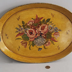 123-4795 French Tole Painted Tray A