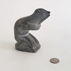 128-4962 Inuit Soaptsone Otter A