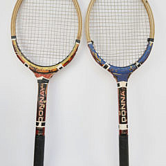 Pair of Oversized Tennis Racquets