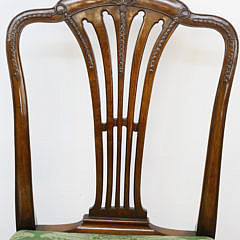 Set of Ten George III Mahogany Dining Chairs, 18th/19th Century