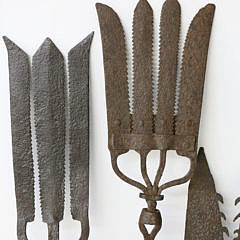 Collection of 18th/19th Century Steel Eel Spears