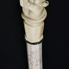 11-2915 Ivory Fist Walking Stick A_MG_0895