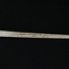 Fine Carved Whale Ivory Clenched Fist with Snake Grip Walking Stick, circa 1850