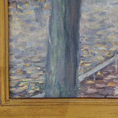 Illya Kagan Oil on Linen “Rainy Day Nantucket”