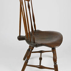 American Brace-Back Windsor Side Chair, 18th Century