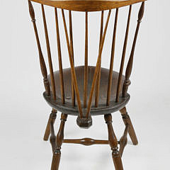 American Brace-Back Windsor Side Chair, 18th Century