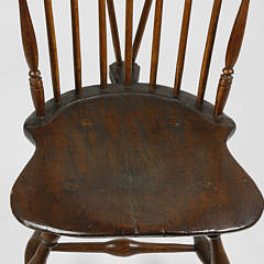 American Brace-Back Windsor Side Chair, 18th Century