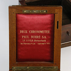 Pocket Deck Chronometer, Paul Buhre S.A., Le Locle, Switzerland