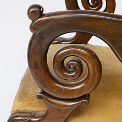 Regency Mahogany Desk Chair, circa 1815-1820