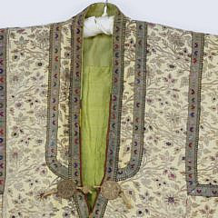 Ottoman Gold Metallic Silk Brocade Robe, early 20th Century