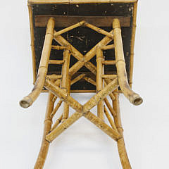 Vintage Bamboo Side Table