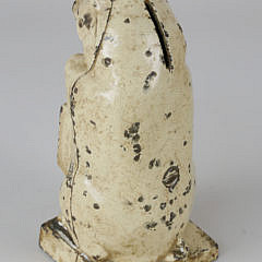 Cast Iron Painted Still Bank “The Wise Pig”