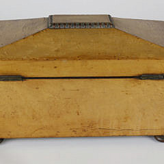 Bird’s Eye Maple Double Compartment Tea Caddy, 19th Century