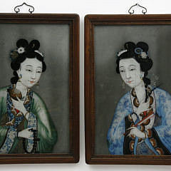 205-4621 Chinese Export Reverse Glass Paintings A_MG_0504