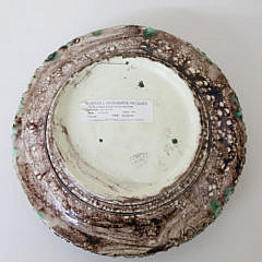 Portuguese Majolica Palissy Style Plate, circa 1890