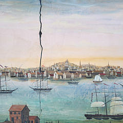 Kevin Paulson Mural “Boston Harbor in the 18th Century”