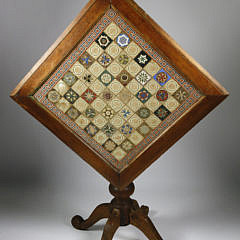 36-4898 Chippendale Tilt Top Chess Table A_MG_1023