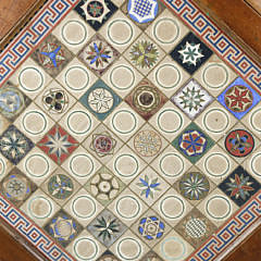 Country Chippendale Tilt Top Chess Table, 19th Century