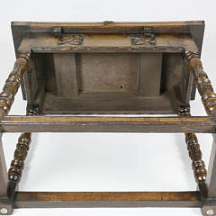 Jacobean Style Carved Oak Games Table, early 20th Century