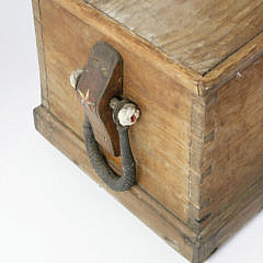 Captain R. Foster’s English Decorated Sea Chest, 19th Century