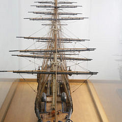 Detailed Model of the American Clipper Ship Lightning, 19th Century