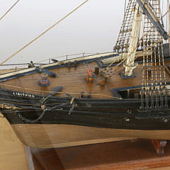 Detailed Model of the American Clipper Ship Lightning, 19th Century