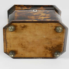 British Regency Tortoiseshell Tea Caddy, circa 1820