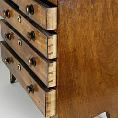 Miniature English Regency Mahogany Chest of Drawers, circa 1820