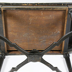 French Marquetry Parlor Table with Bronze Mounts, 19th Century