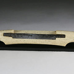 Whaleman Crafted Whalebone Carpenter’s Pull Shave, mid 19th Century