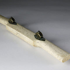 Whaleman Crafted Whalebone Carpenter’s Pull Shave, mid 19th Century