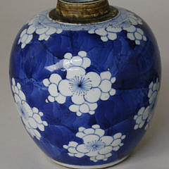 Two Chinese Blue and White Jars, Qing Dynasty, Kangxi Period