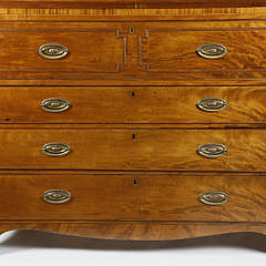 George III Inlaid Mahogany Secretary Bookcase, circa 1790-1800