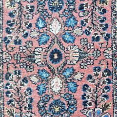 Vintage Sarouk Oriental Carpet Mat