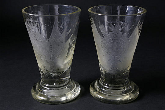 63-4990 Bohemian Engraved Glass Beakers A_MG_1074 2