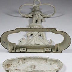 Maritime Cast Iron Sailor Umbrella Stand, 19th Century