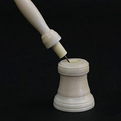 Antique Whale Ivory Pickwick, circa 1860