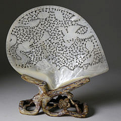 75-4990 Chinese Carved Abalone Shell on Stand A_MG_1187 2