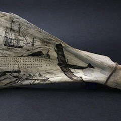 79-4901 Scrimshaw Bone Cribbage Board B_MG_1008 2