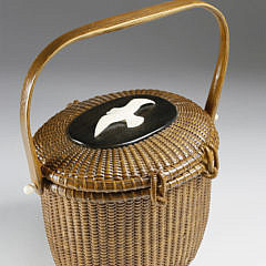 José Formoso Reyes Deep Nantucket Friendship Basket, circa 1970