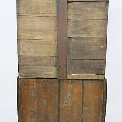 English Georgian Oak Chest on Chest, circa 1800-1820