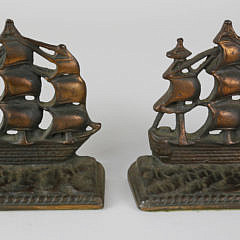 1652-54 Clipper ship bookends A_MG_1110