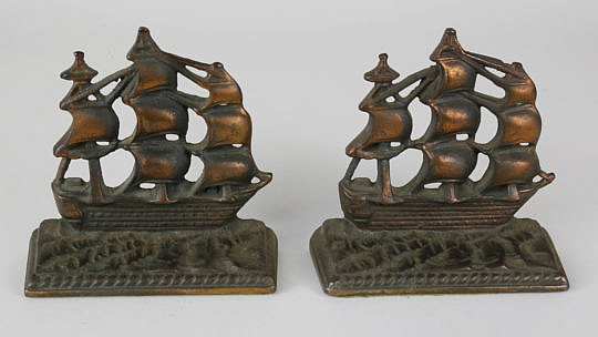 1652-54 Clipper ship bookends A_MG_1110